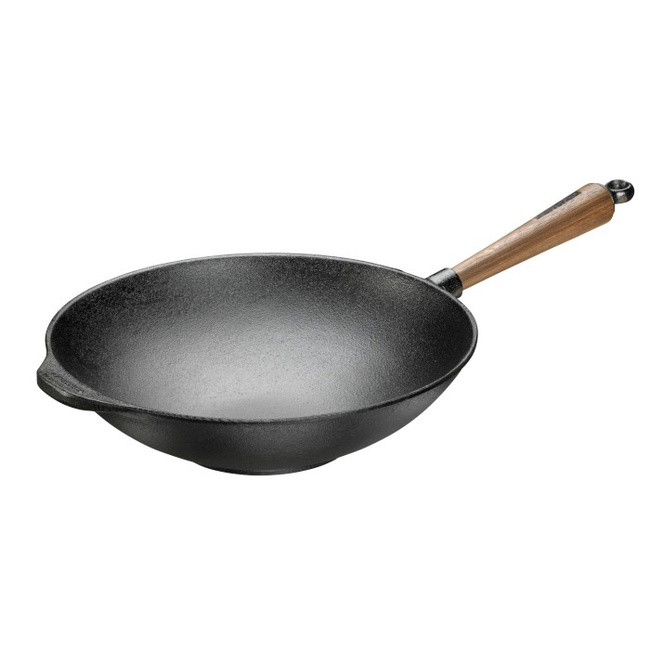 Wok Żeliwny 30cm Traditional Walnut - Skeppshult