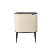 Kosz na śmieci Brabantia Bo Touch Bin 3 x 11 l, Soft Beige z powłoką mineralną
