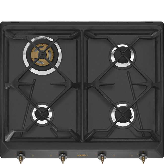 Smeg - Płyta gazowa, 60 cm, Coloniale SRV864AOGH - COLONIALE