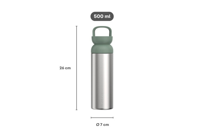 Kubki termiczne na herbatę Ellipse 500 ml Nordic Black - Mepal