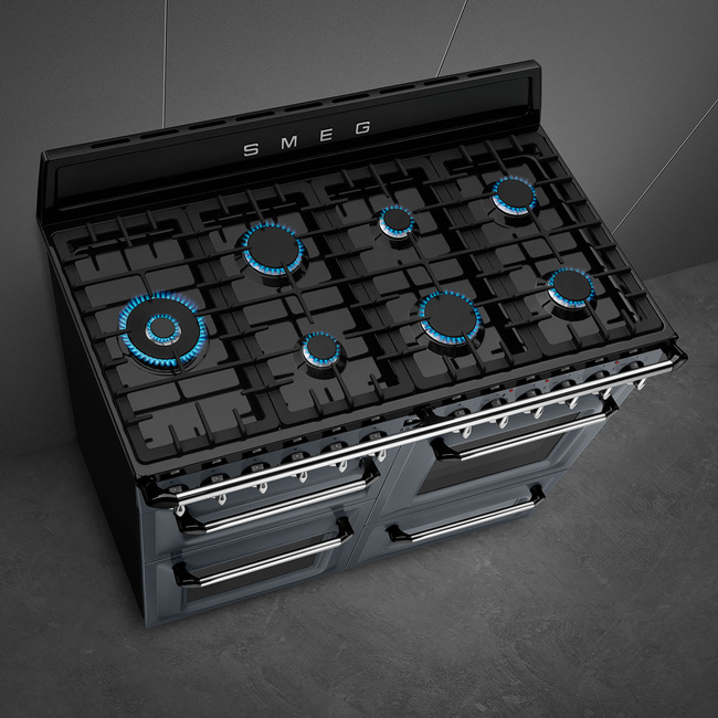 Smeg - Kuchnia wolnost, 110cm, Victoria, TR4110GR VICTORIA - nieb.