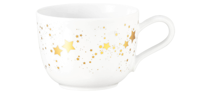 Filiżanka Liberty Golden Stars porcelana niemiecka 260 ml Seltmann Weiden