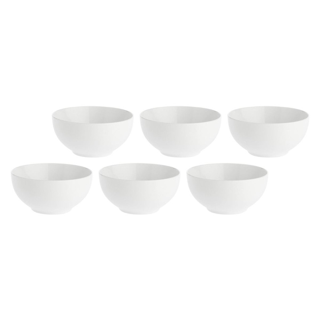 Essenziale Zestaw 6 Misek Do Owoców 14 Cm - La Porcellana Bianca