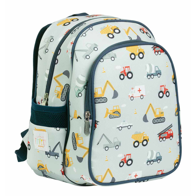 Plecak dla dzieci Vehicles - mieści A4 - A Little Lovely Company