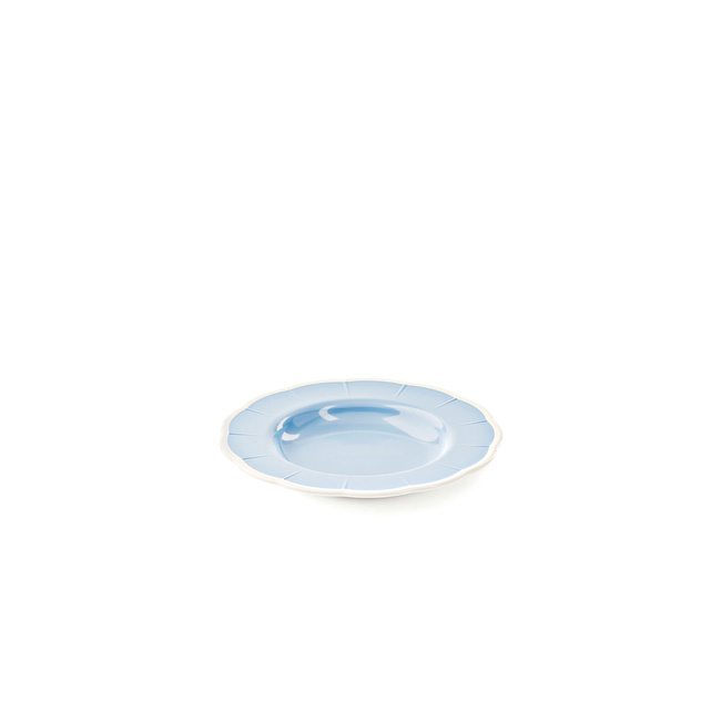 Talerz do zupy 24 cm - niebieski Guzzini