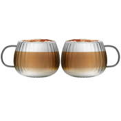 Komplet 2 szklanek z szarym uchem Tulip 350 ml 1203