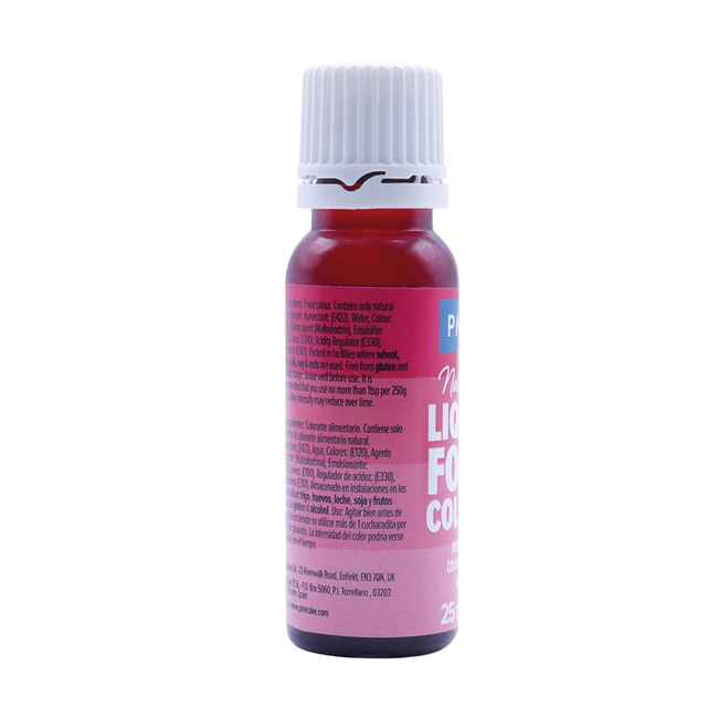Pme Naturalny barwnik spożywczy w płynie 25 ml różowy