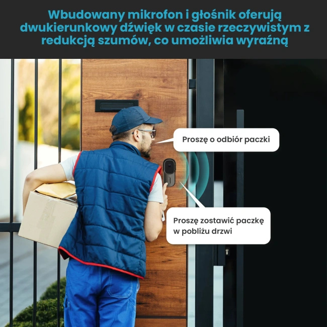 Wideodomofon Extralink SmartLife 708AD z kamerą 5 MP, Wi-Fi, IP65, Tuya