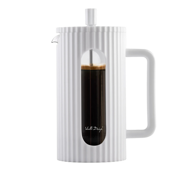 Zaparzacz Do Kawy I Herbaty 1000 Ml Livio Biały 0718 - Vialli Design