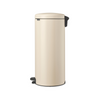 Kosz pedałowy Brabantia NewIcon 30 l, Soft Beige z powłoką mineralną