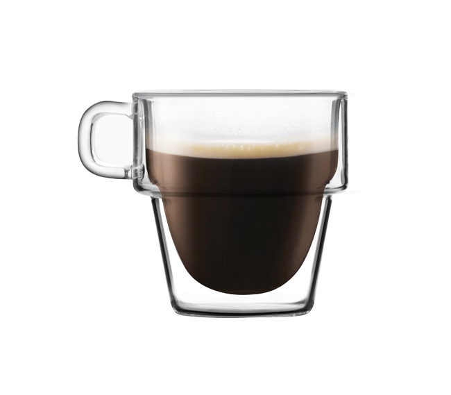 Komplet 6 szklanek do espresso z podwójną ścianką 150ml Senso 27435 - Vialli Design