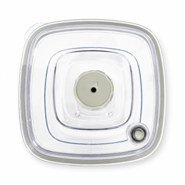Wartmann pojemnik próżniowy 2l kwadratowy BPA-free 3-pozycyjny zawór mikrofalówka lodówka zamrażarka