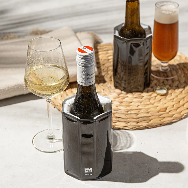 Rękaw chłodzący Vacu Vin Mini, czarny, do piwa 0,33 l