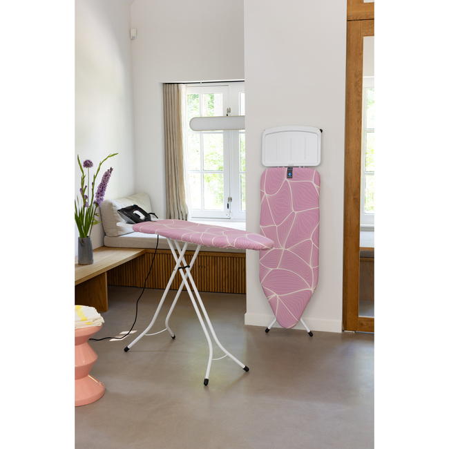 Deska do prasowania Brabantia C 124 x 45 cm, Lilac Waves, podstawa na generator pary