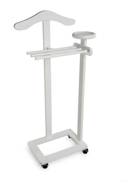 Arredamenti Antimo Stojak na ubrania i garnitury - 44 x 35 cm, Biały