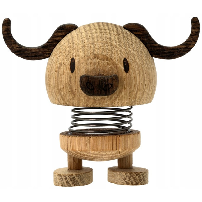 Figurka Hoptimist Buffalo S Oak 7 Cm Drewniana Sprężynująca Dekoracja Fsc