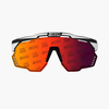 Okulary SCICON AEROSHADE KUNKEN Black Gloss White Bolt - SCNPP Monogram UAE Multimirror Red