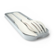 Sztućce podróżne Pocket Color, Natural - Monbento