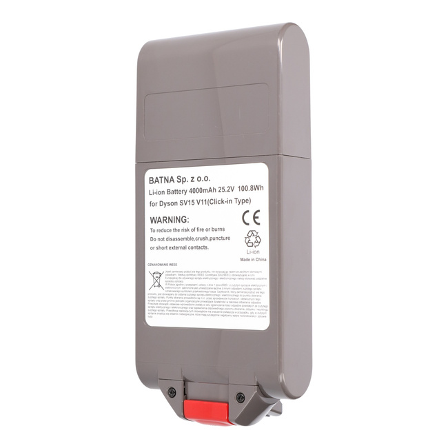 Extralink | Bateria, akumulator do odkurzacza, zamiennik dla Dyson V11 V15 SV46 SV47 | (Click type) 25.2V 4000mAh