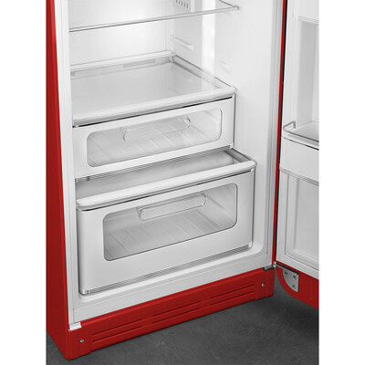 Smeg - Chłodziarko-zamrażarka FAB30RRD6 50'S RETRO STYLE - czerwony