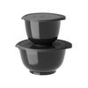Zestaw misek 4-elementy New Margarethe black 29939 Rosti