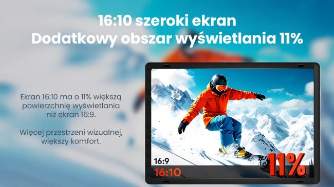 Extralink Smart Life S9g 16" | Przenośne monitory do laptopa | 2 monitory, Ips, 1920x1200