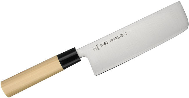 Nóż Nakiri Tojiro Zen Dąb FD-568D, stal VG-10, 16,5 cm