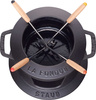 Staub Zestaw do fondue 16 cm, czarny