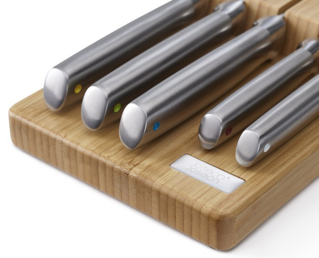 Zestaw 5 noży w bamb. organizerze Elevate Steel - Joseph Joseph