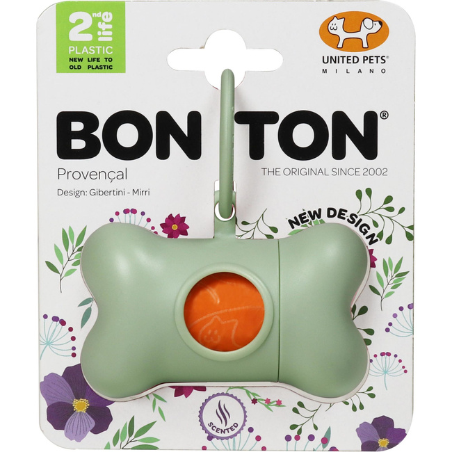 pojemniki na worki do sprzątania psich odchodów bon ton zielony - United Pets