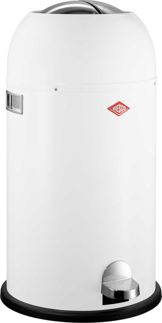 Kosz na śmieci biały 33l Kickmaster - Wesco