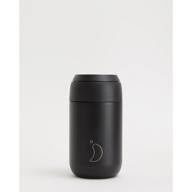 Termiczny kubek do kawy Chillys | 340m | Czarny Series 2 - Chillys Bottles