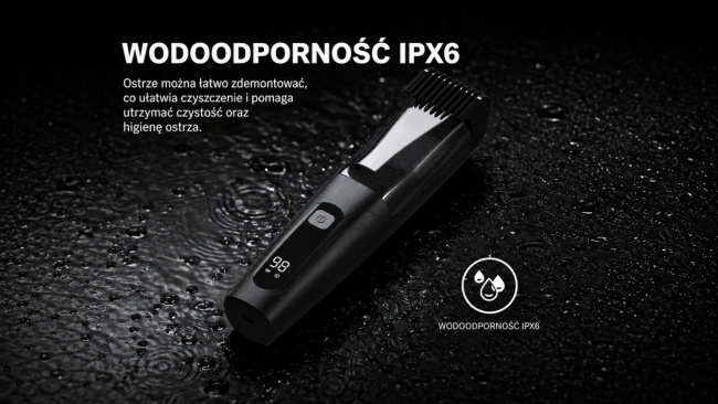 Maszynka do strzyżenia brody i włosów Extralink z pojemnikiem na ścinki, 1 do 20 mm