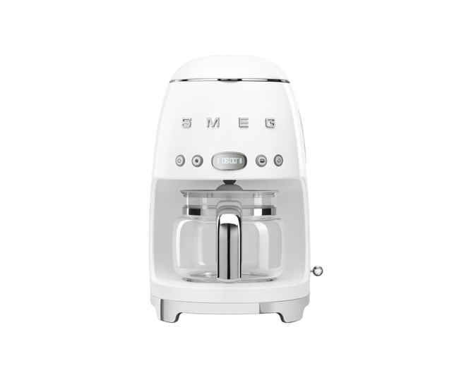 Smeg - Ekspres przelewowy, Biały 50's style Dcf02Wheu Biały.