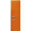 Smeg - Chłodziarko-zamrażarka FAB32ROR6 50'S RETRO STYLE - pomarańczowy