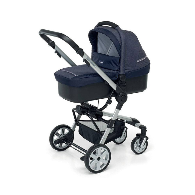 Wózek 3w1 Foppapedretti Supertres Denim Ocean – niebieski