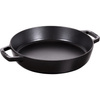 Patelnia żeliwna z dwoma uchwytami 26 cm, czarny - Staub