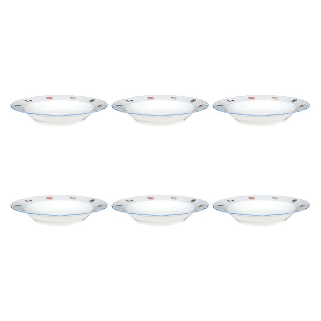 Seltmann Sonate Nostalgia Zestaw 6 talerzy do zupy 22.5 cm