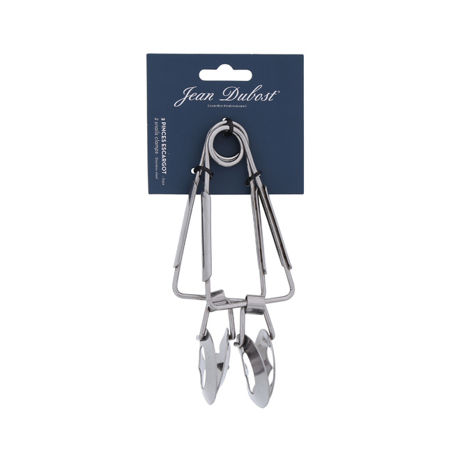 Szczypce do ślimaków - Stal nierdzewna - 2 szt - Jean Dubost