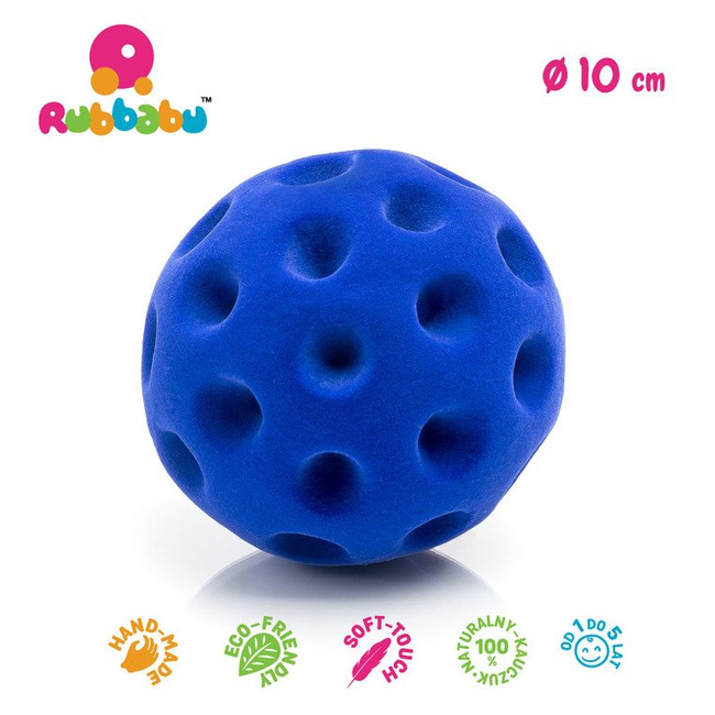 Zestaw 6 sensorycznych piłek z mocną fakturą - Rubbabu (opakowanie zbiorcze 6 szt.)