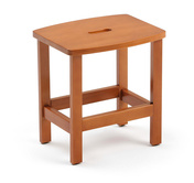 Arredamenti Nello Stolik z siedziskiem - 36 x 30 cm, brązowy