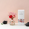 Dyfuzor zapachowy z patyczkami i prawdziwymi kwiatami Flower Camellia Black Cherry Cocodor