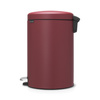 Kosz Pedałowy 20l Newicon Czerwony Mineralny 115905 - Brabantia