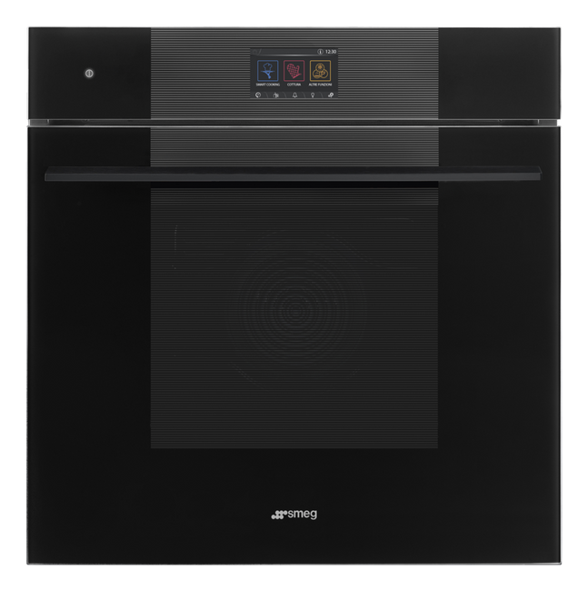 Smeg - Piekarnik elektryczny z funkcją pary SO6104S4PB3 LINEA - czarny