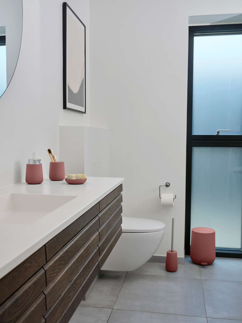 Kubek na szczoteczki do zębów Peach red nova 33295