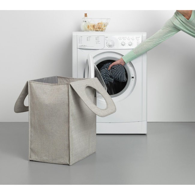 Kosz na bieliznę składany Laundry Bag szary 55 l - Brabantia