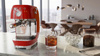 Smeg - Ekspres do kawy, kolbowy ECF03 50's Style - czerwony