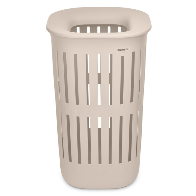 Kosz na pranie Brabantia Collect-It 55 l z pokrywą Quick-Drop, Soft Beige