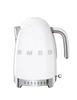 Smeg - Czajnik z regulacją Temp, biały Klf04wheu 50's Style