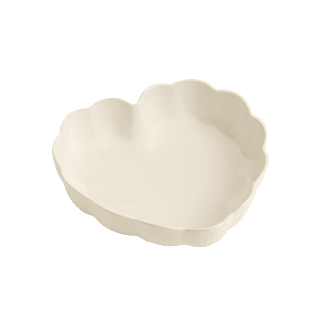 Naczynie do zapiekania w kształcie serca - beżowy - Emile Henry